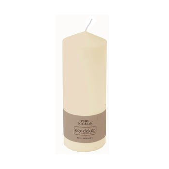 Lumânare baltic candles eco top, înălțime 18 cm, crem