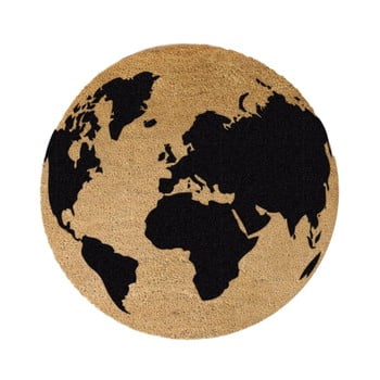Covor intrare rotund Artsy Doormats Gloge, ⌀ 70 cm