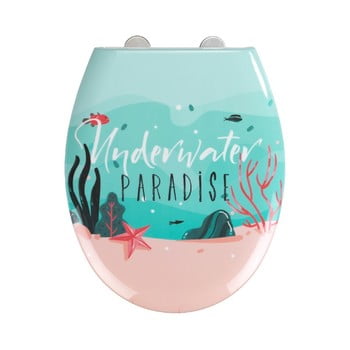 Capac wc cu închidere lentă wenko easy dive, 44,5 x 37 cm