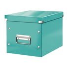 Tyrkysově modrá úložná krabice Leitz Office, délka 26 cm