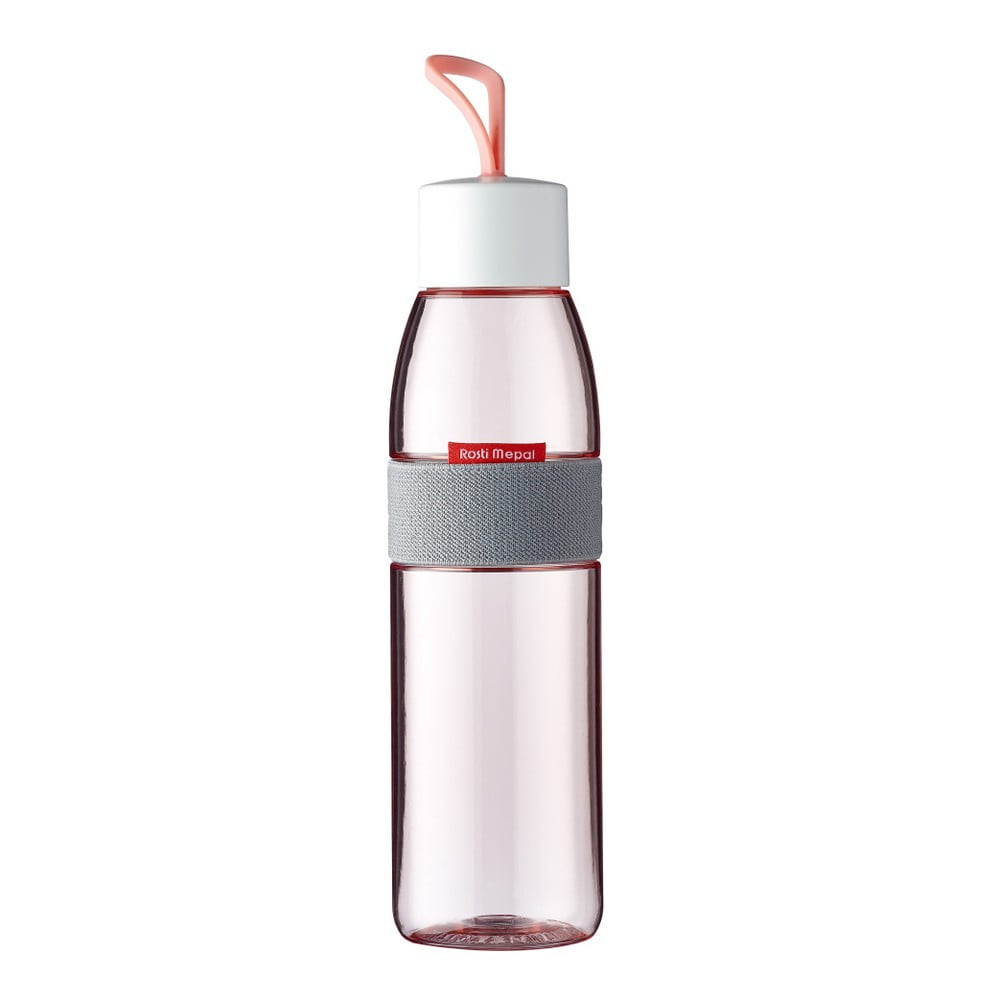 Růžová lahev na vodu Rosti Mepal Ellipse, 500 ml