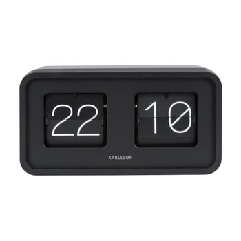 Ceas de birou karlsson bold flip, negru