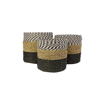 Set 3 coșuri depozitare hsm collection raffia duro