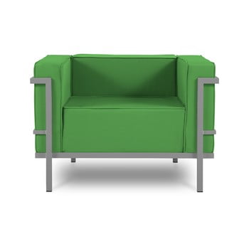 Fotoliu adecvat pentru exterior calme jardin cannes, verde - gri