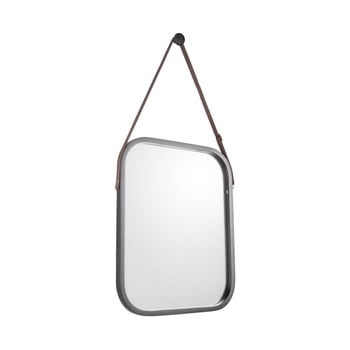 Oglindă de perete cu ramă neagră pt living idylic, lungime 40,5 cm