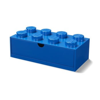 Cutie cu sertar pentru birou lego®, 31 x 16 cm, albastru