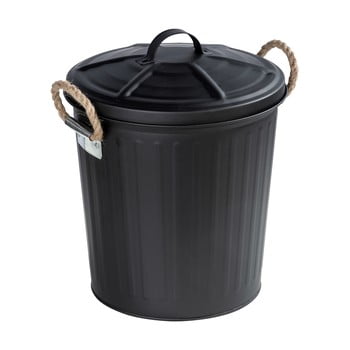 Coș wenko gara matt, negru, 6 l