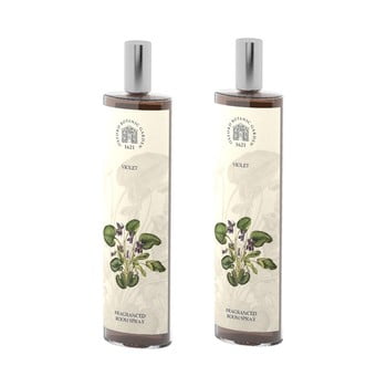 Set 2 spray-uri parfumate de interior cu aromă de violete Bahoma London Fragranced, 100 ml