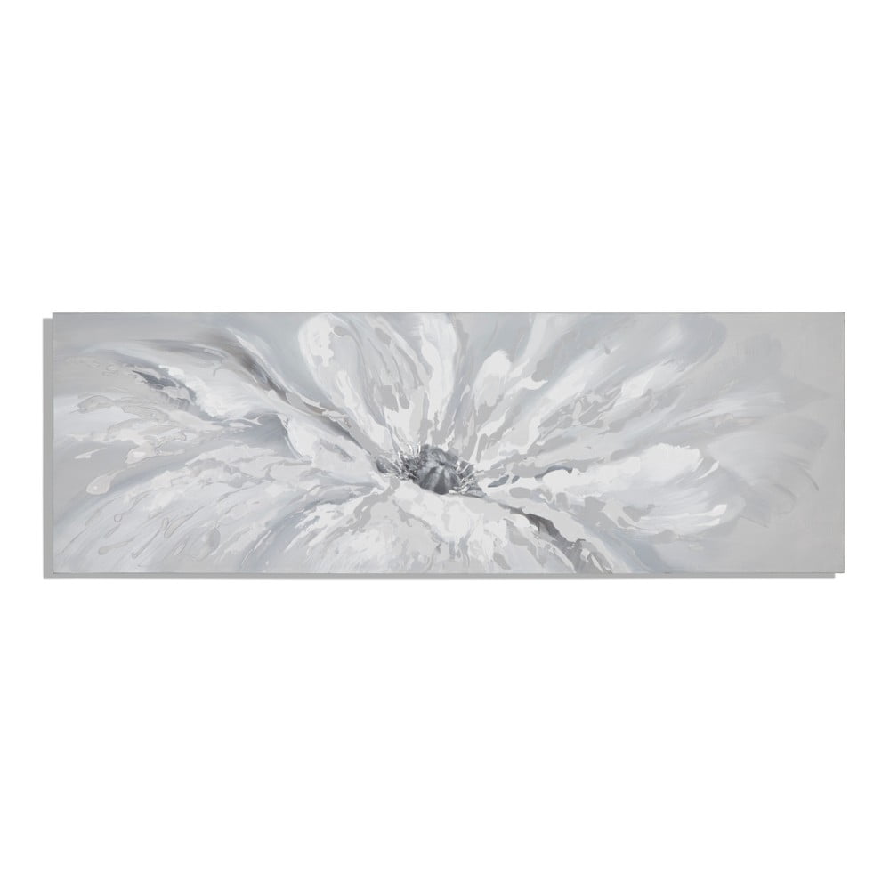 Ručně malovaný obraz s motivem květiny Mauro Ferretti White Blossom, 150 x 50 cm
