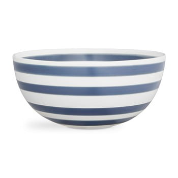 Bol din gresie ceramică Kähler Design Omaggio, ⌀ 30 cm, albastru - alb