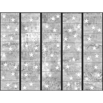 Tapet rolă bimago stars on concrete, 0,5 x 10 m