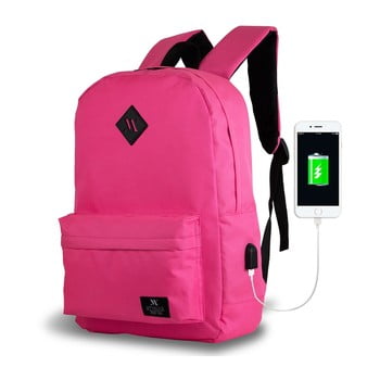Rucsac cu port USB My Valice SPECTA Smart Bag, roz imagine