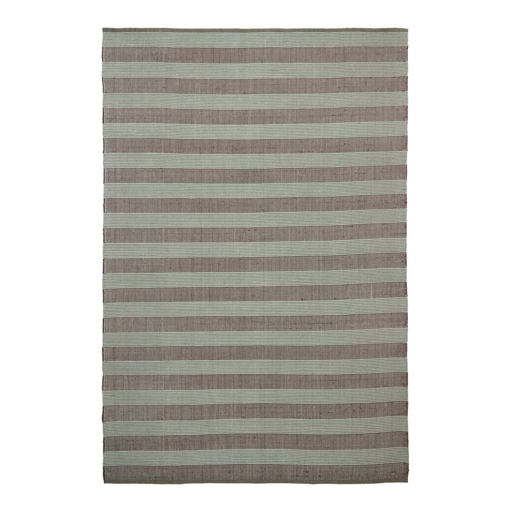 Venkovní koberec z recyklovaných vláken v hnědo-mentolové barvě 200x300 cm Fonol – Kave Home