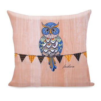 Față de pernă din microfibră decoking owls autumnstory, 80 x 80 cmm