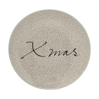 Farfurie din gresie ceramică bloomingville snow, ⌀ 16 cm, alb
