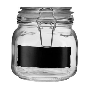 Recipient din sticlă cu etichetă de scris cu creta premier housewares, 900 ml