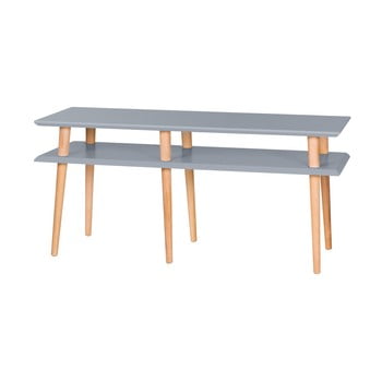 Măsuță ragaba mugo, lungime 119 cm, gri închis