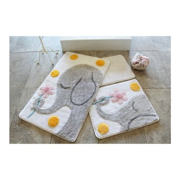Set 3 covorașe de baie confetti bathmats elephant