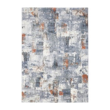 Covor elle decor arty miramas, 200 x 290 cm, albastru - crem