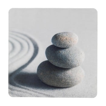 Covor baie anti-alunecare wenko senia sand, 54 x 54 cm