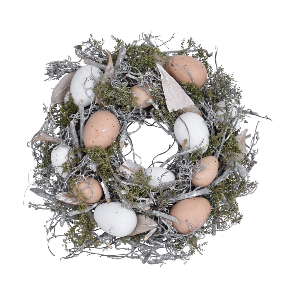 Velikonoční dekorativní věnec Ego Dekor Feathers and Moss, ⌀ 25 cm