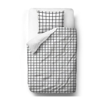 Lenjerie de pat din bumbac satinat butter kings simple checkers, 200 x 200 cm