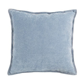 Pernă white label justin, 45 x 45 cm, albastru deschis