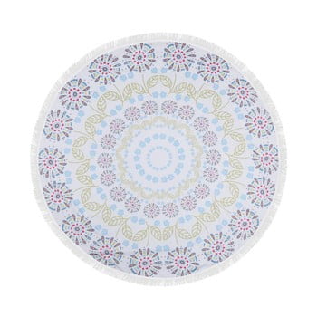 Prosop plajă din bumbac buble, ⌀ 150 cm