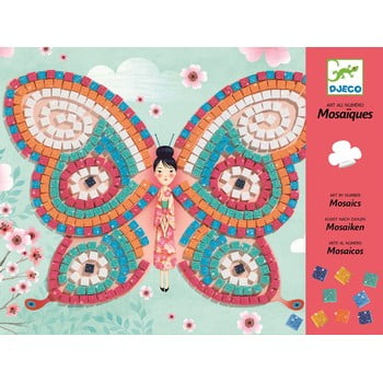 Set creativ pentru copii djeco fluturași strălucitori