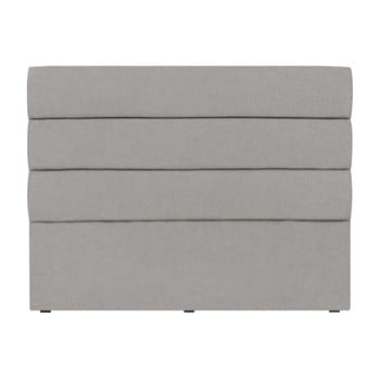 Tăblie de pat mazzini sofas pesaro, 140 x 120 cm, gri deschis