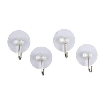 Set 4 cârlige autoadezive wenko static-loc white