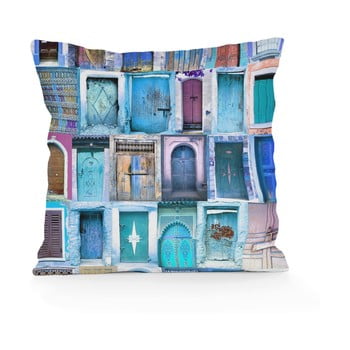Față de pernă really nice things blue doors, 45 x 45 cm