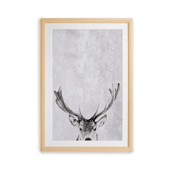 Tablou cu ramă pentru perete surdic deer, 30 x 40 cm