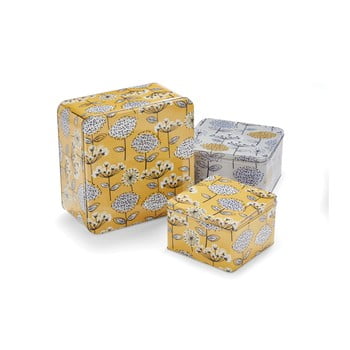 Set 3 cutii depozitare cooksmart retro