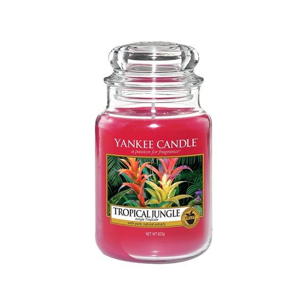 Vonná svíčka Yankee Candle Tropical Jungle, doba hoření 110 h