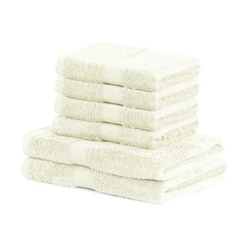 Set 6 prosoape decoking bamby ecru, crem deschis