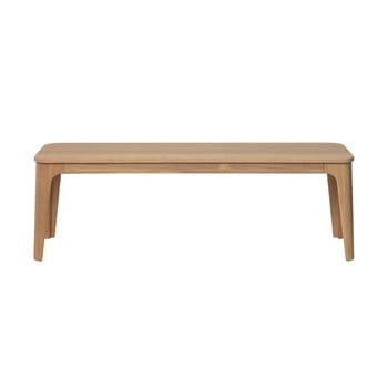 Bancă din lemn de stejar alb unique furniture amalfi