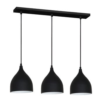Lustră evergreen lights suspension alumi trio, negru
