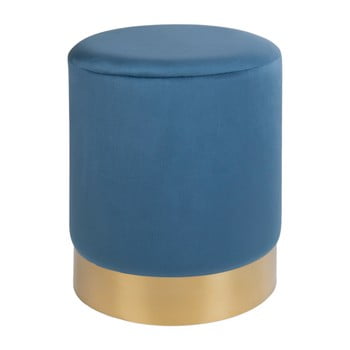 Puf house nordic gamby, ø 34 cm, albastru