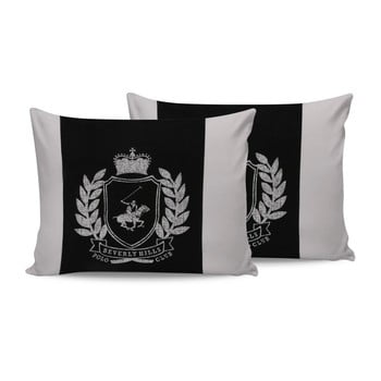 Set 2 fețe de pernă din bumbac polo club royal, 50 x 70 cm