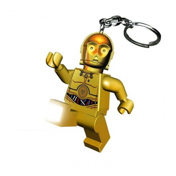 Breloc cu lanternă LEGO® Star Wars C3PO imagine