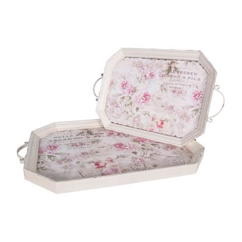 Set 2 tăvi antic line plateaux