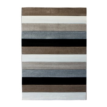 Covor tomasucci lines, 140 x 190 cm, gri maro