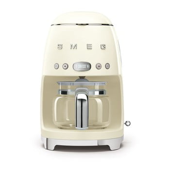 Cafetieră smeg, alb - crem