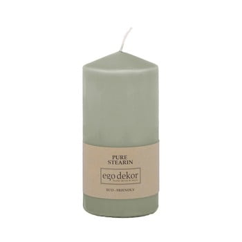 Lumânare baltic candles eco top, înălțime 14 cm, maro