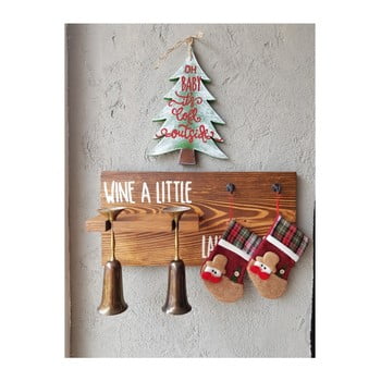 Decorațiune de perete pentru crăciun christmas tree, 30 x 2 x 23 cm