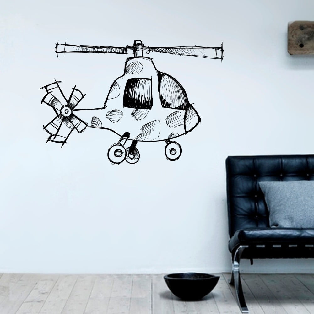 Samolepka Helikoptéra, 90x60 cm