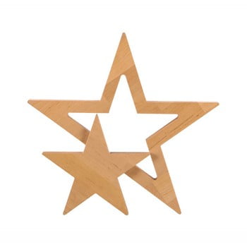 Decorațiune din lemn de alder nørdifra star