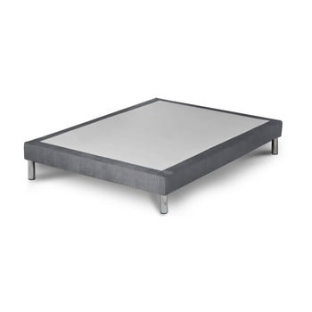 Pat boxspring stella cadente maison syrius forme, 140 x 200 cm, gri