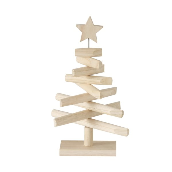 Dřevěný dekorativní vánoční stromeček Boltze Jobo, výška 37 cm